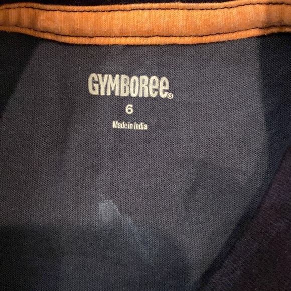 Gymboree size 6 boys set shorts and plaid shorts orange tropical crab shark - Picture 6 of 11